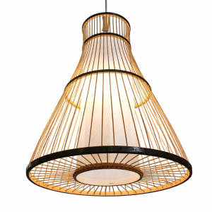 Bamboo Knitted Pendant Light